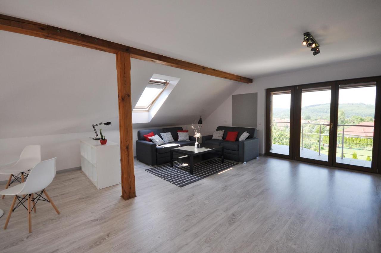 Apartament Widok Na Karkonosze Appartamento Jezow Sudecki Esterno foto